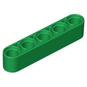 Technic, Hefbalk Dik 1x5 Green